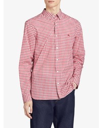 Burberry Collar Gingham Cotton Shirt