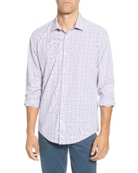 Mizzen+Main Leeward Regular Fit Check Print Button Up Shirt