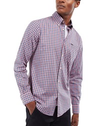 Barbour Merryton Tailored Fit Check Shirt In Pink At Nordstrom
