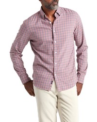 Faherty Movet Button Up Shirt In Barn Red Gingham At Nordstrom