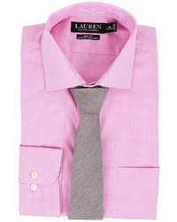 Lauren Ralph Lauren Stretch Gingham Slim Estate Pocket Shirt Long Sleeve Button Up