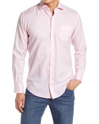 Peter Millar Towns Summer Cotton Button Up Shirt In Palmer Pink At Nordstrom