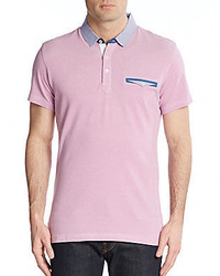 Pink Gingham Polo
