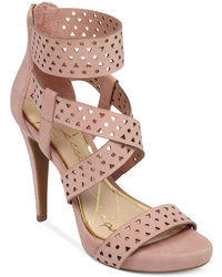 Jessica Simpson Chinah Laser Cut Platform Sandals