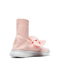 Joshua Sanders Pink Knot Sock Sneakers