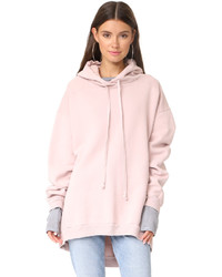A Gold E Agolde High Low Hoodie