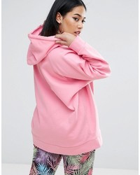 Asos Curve Curve Oversized Hoodie With Cut Out Front