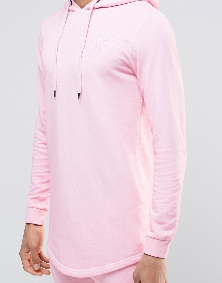 Sik silk hot sale pink hoodie