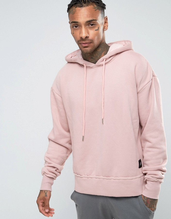 oversized drop shoulder hoodie