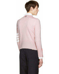 Thom Browne Pink Classic Crewneck Short Pullover