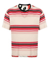 Marni Panelled Striped T Shirt