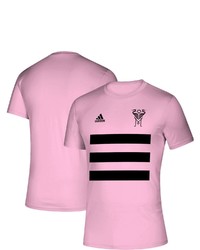 adidas Pink Inter Miami Cf Three Stripe Life Pitch T Shirt At Nordstrom