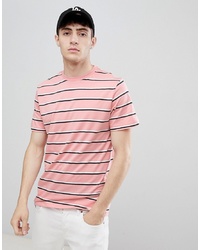 New Look T Shirt In Pink Stripe