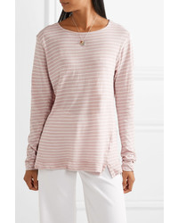 Bassike Striped Organic Cotton Jersey Top