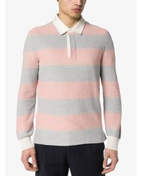 Ermenegildo Zegna Striped Knit Polo Shirt