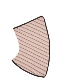 Pink Horizontal Striped Scarf