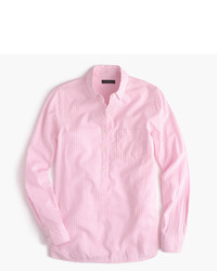 Pink Horizontal Striped Shirt
