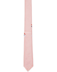 Thom Browne Pink Hector Stripe Classic Tie