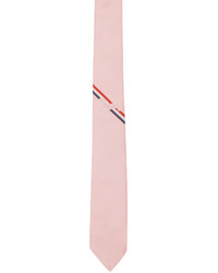 Thom Browne Pink Hector Stripe Classic Tie