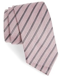 Ermenegildo Zegna Stripe Silk Wool Tie