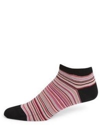 Pink Horizontal Striped Socks