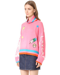 Mira Mikati Marshamllow Lover Pink Sweater