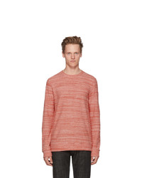 Pink Horizontal Striped Sweatshirt