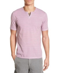 Pink Horizontal Striped T-shirt