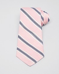 Ike Behar Linen Stripe Classic Tie