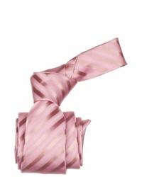 Republic Striped Woven Microfiber Neck Tie Pink