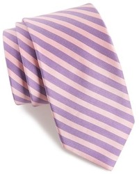 Ted Baker London Stripe Cotton Silk Tie