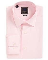Pink Houndstooth Dress Shirt