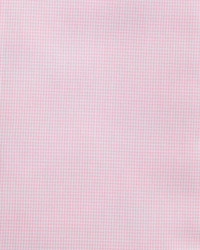 Eton Contemporary Fit Mini Houndstooth Dress Shirt Pink