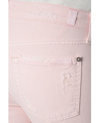7 For All Mankind The Relaxed Skinny In Whisper Pink