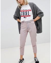 Pull&Bear Cropped Mom Jeans