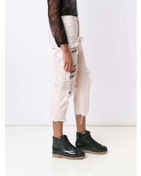 Alexander Wang Distressed Cropped Jeans
