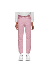 Hugo Pink Overdyed Jeans