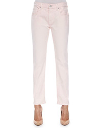 7 For All Mankind Relaxed Skinny Jeans Whisper Pink