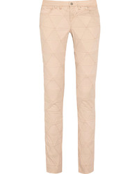 Isabel Marant Stanford Patchwork Mid Rise Straight Leg Jeans