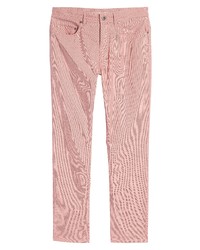 Rodd & Gunn Straight Leg Stretch Cotton Pants In Coral At Nordstrom