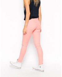 Wildfox Couture Wildfox Marianne Light Pink Skinny Jeans