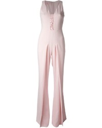 Giamba Embroidered Detail Wide Leg Jumpsuit
