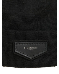 Givenchy Knit Beanie Hat With Logo Detail