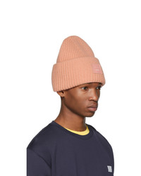 Acne Studios Pink Pansy N Face Beanie