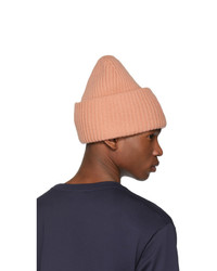 Acne Studios Pink Pansy N Face Beanie