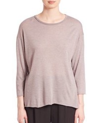 Vince Raw Edge Knit Top