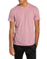Pink Knit Crew-neck T-shirt