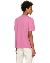 Moncler Pink Gart Washed T Shirt