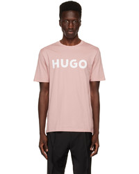 Hugo Pink Regular Fit T Shirt