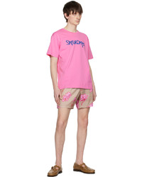 Saturdays Nyc Pink Signature T Shirt